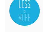 Less Is More